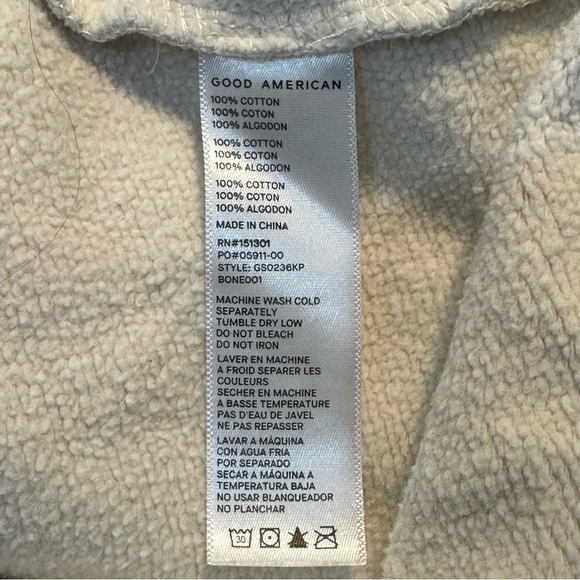 Good American Sweatshirt Cream - Picture 4 of 5